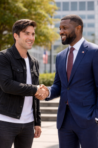 Phil Wickham Meets Birmingham Mayor Before Concert — A Powerful Reminder That Leaders Need God’s Guidance.